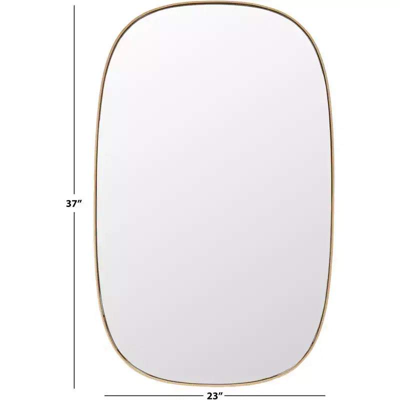 Specchio da parete rettangolare, 23 x 37 pollici.
