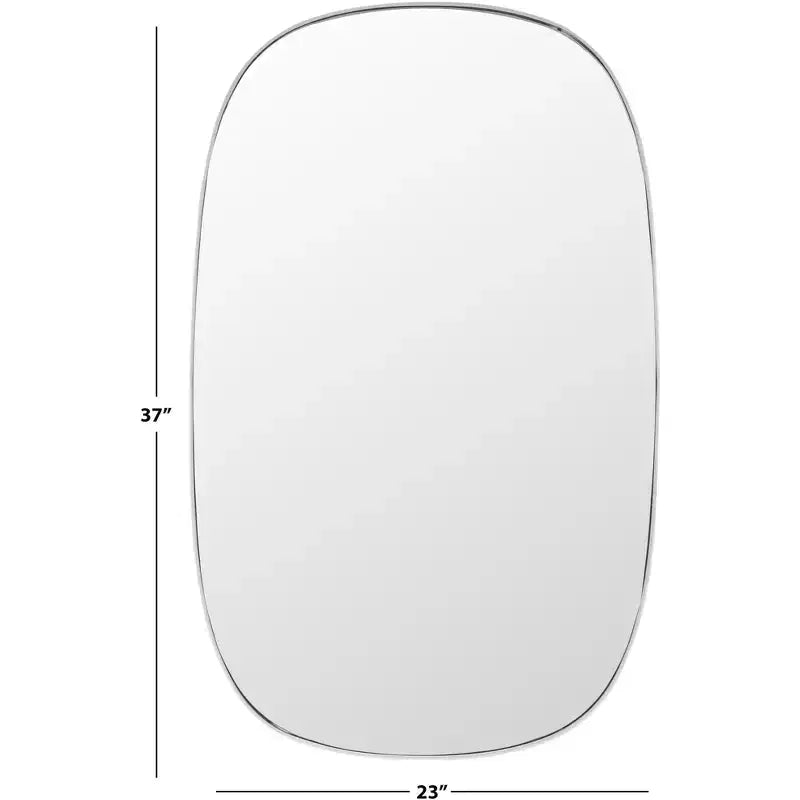 Specchio da parete rettangolare, 23 x 37 pollici.