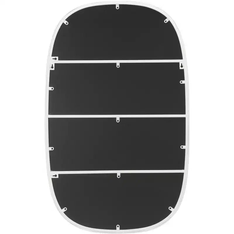 Specchio da parete rettangolare, 23 x 37 pollici.