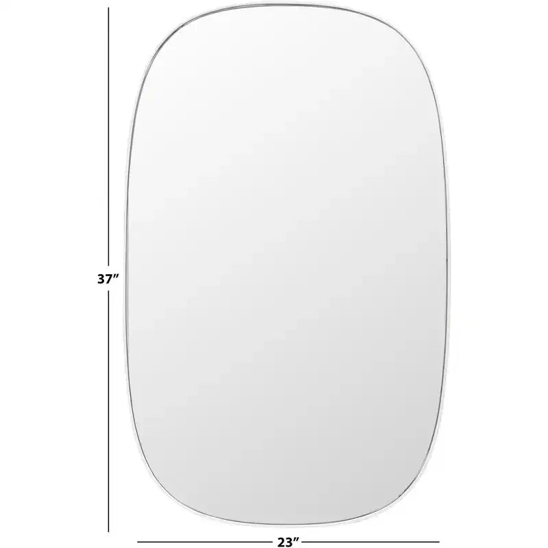 Specchio da parete rettangolare, 23 x 37 pollici.
