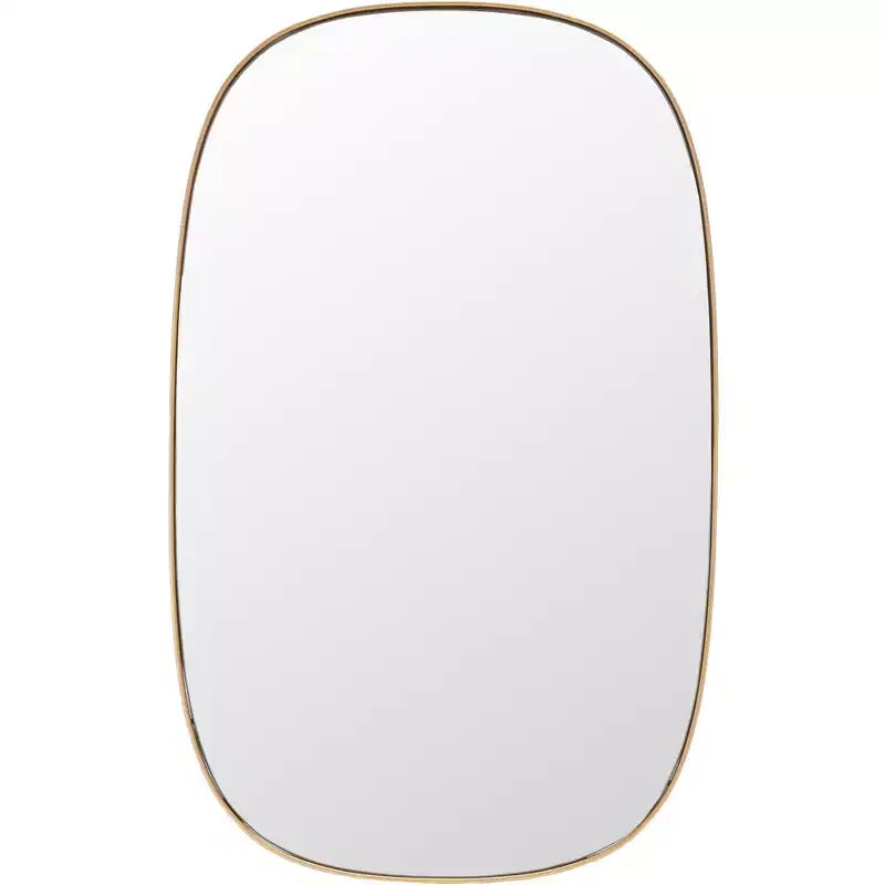 Specchio da parete rettangolare, 23 x 37 pollici.