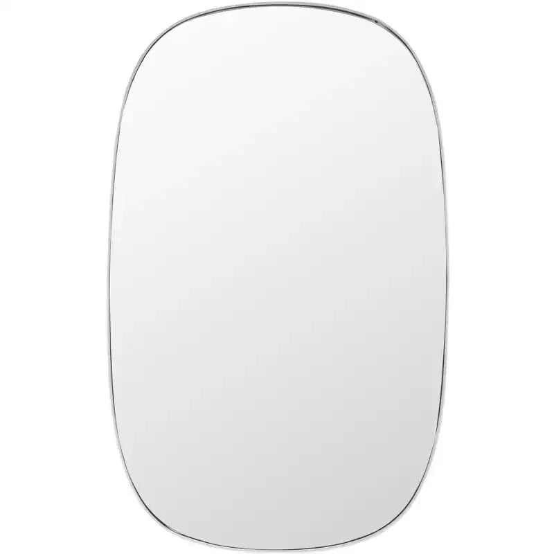 Specchio da parete rettangolare, 23 x 37 pollici.