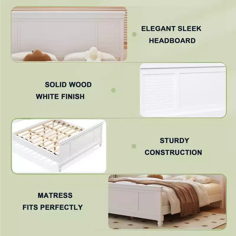 Christopher Knight Home Silas Farmhouse Wooden Bed with Headboard