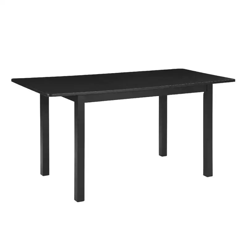 59 Extendable Dining Table  Seats 4-8 |Modern Drop-Leaf Kitchen & Home Office Table for Small Spaces