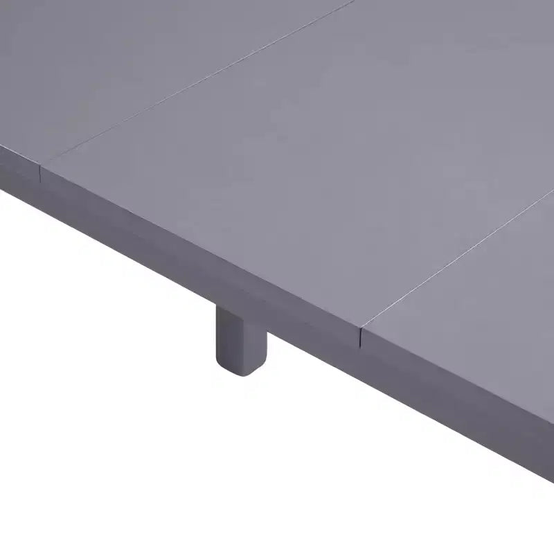 59 Extendable Dining Table  Seats 4-8 |Modern Drop-Leaf Kitchen & Home Office Table for Small Spaces