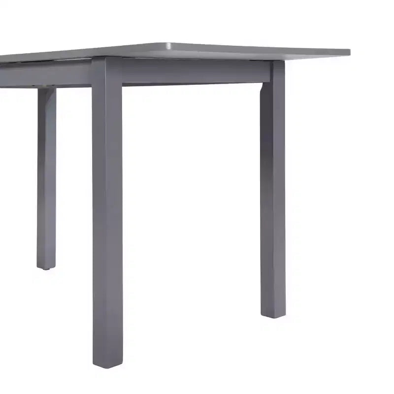 59 Extendable Dining Table  Seats 4-8 |Modern Drop-Leaf Kitchen & Home Office Table for Small Spaces