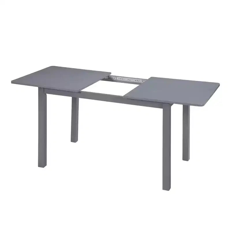 59 Extendable Dining Table  Seats 4-8 |Modern Drop-Leaf Kitchen & Home Office Table for Small Spaces