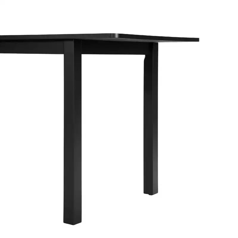 59 Extendable Dining Table  Seats 4-8 |Modern Drop-Leaf Kitchen & Home Office Table for Small Spaces