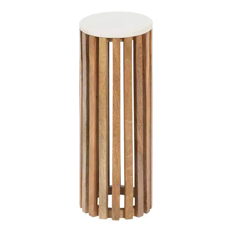 Kate and Laurel Paynter Round Wood Drink Table