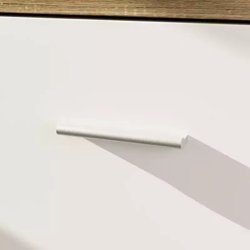 Meuble de coiffeuse moderne Famapy avec étagères réglables, Armoire à chaussures de coiffeuse avec abattant latéral pliable, Table de maquillage pour entrée et chambre à coucher