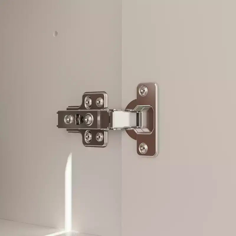 Meuble de coiffeuse moderne Famapy avec étagères réglables, Armoire à chaussures de coiffeuse avec abattant latéral pliable, Table de maquillage pour entrée et chambre à coucher