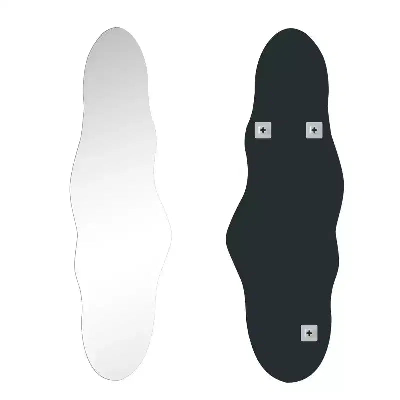 MAYEERTY Hanging Mirror Frameless Irregular Shape