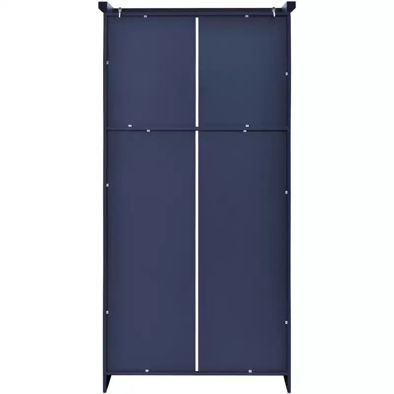 Whisen 35.5 Freestanding Kitchen Pantry Cabinet with 4 Doors and Pull-out Trays