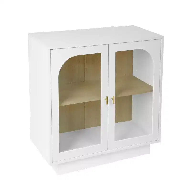 GDFStudio Veatch Modern Storage Cabinet with Acrylic Doors and Adjustable Shelf