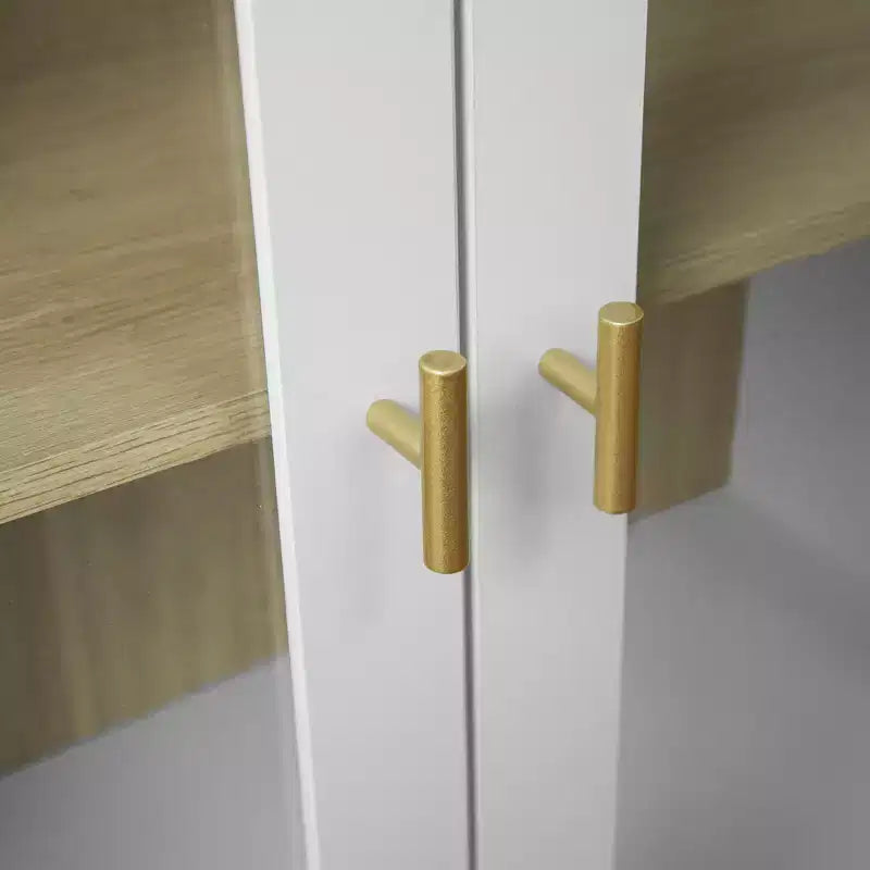GDFStudio Veatch Modern Storage Cabinet with Acrylic Doors and Adjustable Shelf