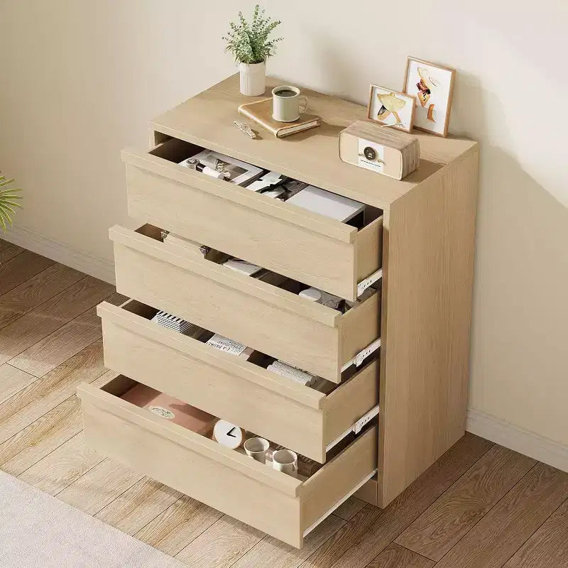 4 Drawer Dresser for Bedroom,Modern Simply Chest of Drawers, Wood Storage Dresser with Deep Drawers for Living Room Hallway Entryway