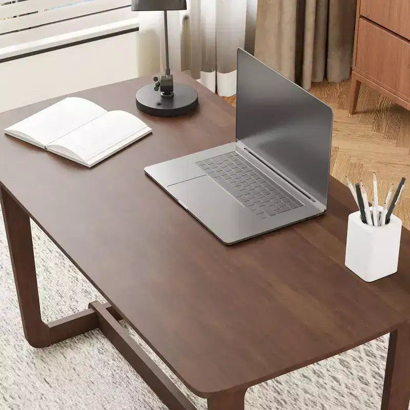 Famapy Classic Utility Rubber Wood Desk with Spacious Surface,Rustic Farmhouse Style Table,Versatile Home Table,Durable for Living Room/Study/Bedroom