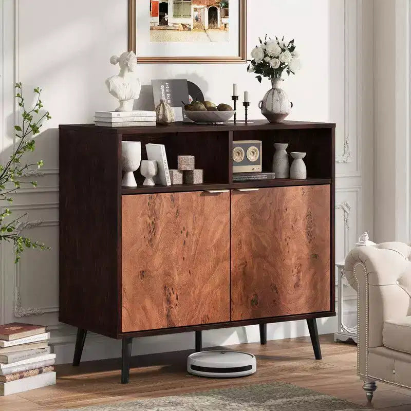 Buffet Cabinet with Drawers(of 2 set), 31.5'' Large Sideboard Buffet Credenza Storage Cabinet