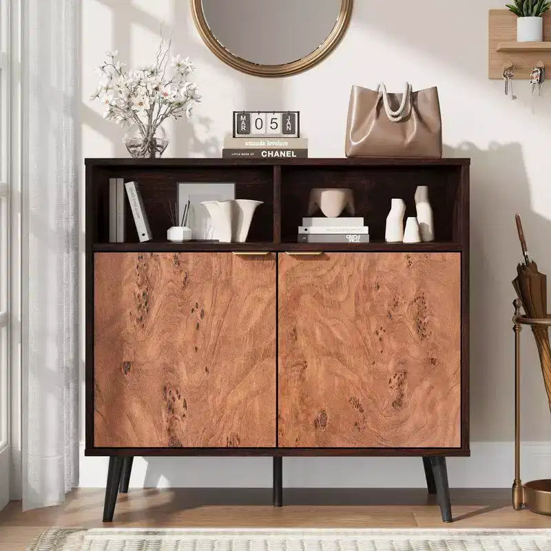 Buffet Cabinet with Drawers(of 2 set), 31.5'' Large Sideboard Buffet Credenza Storage Cabinet