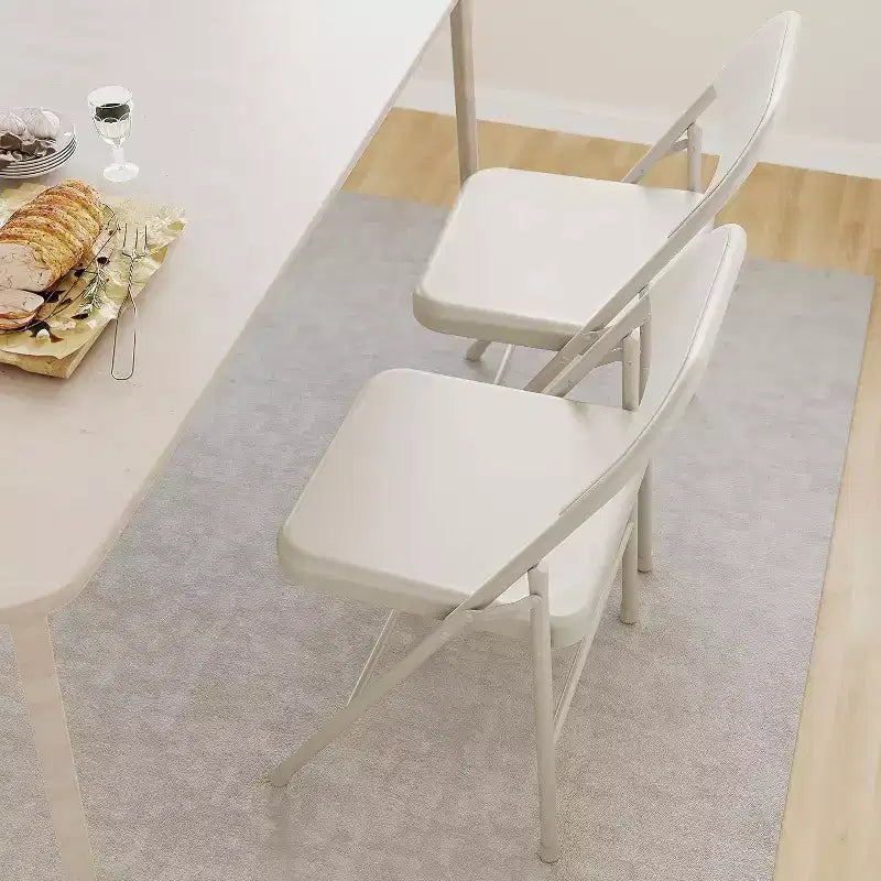 Acekool Lot de 6 Chaises Pliantes Noires Entièrement en Acier, Structure Métallique, Supporte jusqu'à 158 kg, Portables pour Événements Intérieurs et Extérieurs