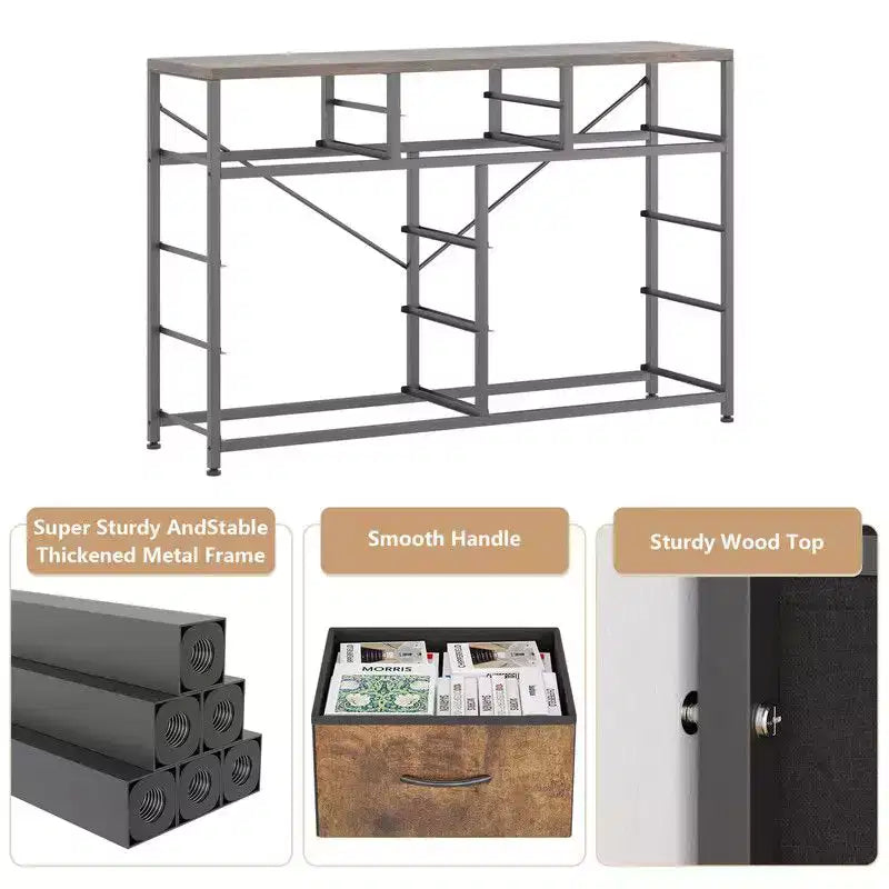 10 Drawers Fabric Dressers for Bedroom, Modern Chest of Drawers