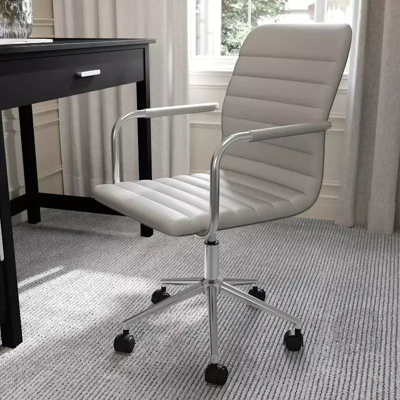 Martha Stewart Taytum Upholstered Office Chair