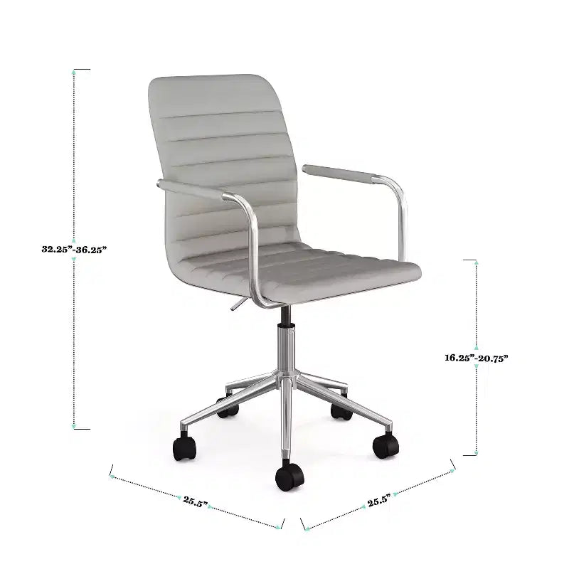 Martha Stewart Taytum Upholstered Office Chair