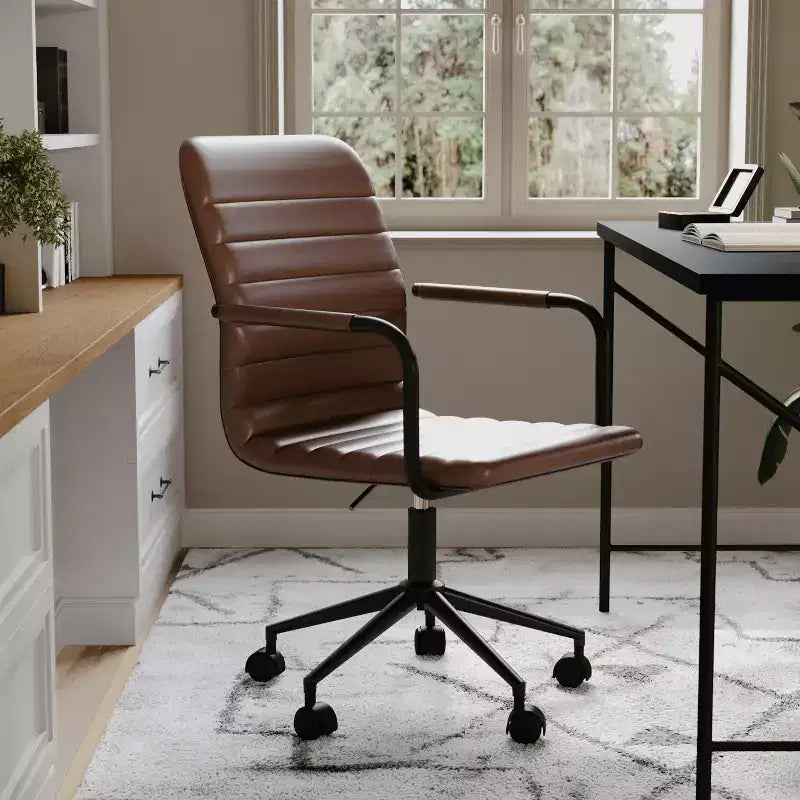 Martha Stewart Taytum Upholstered Office Chair
