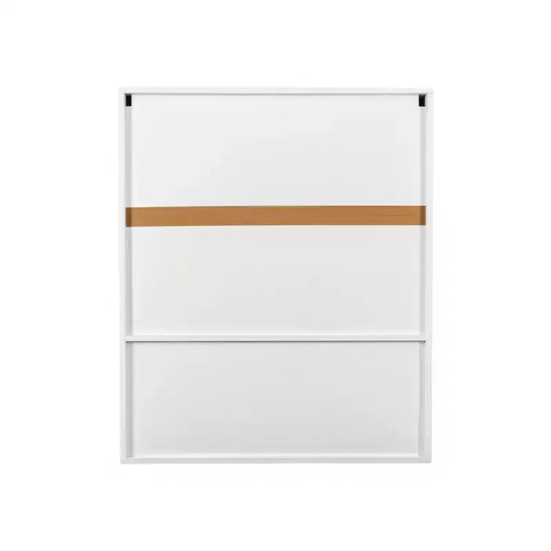GDFStudio Samuel Modern 31.5'' Bathroom Mirror Cabinet with Facial Tissues Slot, 2 Doors and Adjustable Shelf