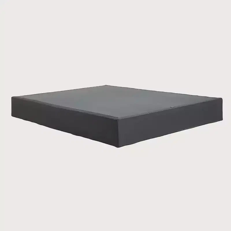 Purple Flat Foundation Low Profile 5 Bed Base with Steel Frame, 2000 lbs Weight Capacity and 14 Slats & Zip-On Cover, Gray