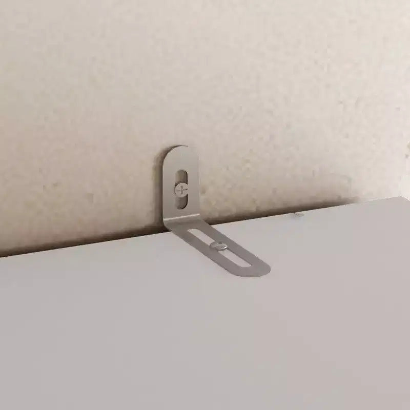 Mobile Lavabo Moderno a Doppia Anta con Vano Contenitore Girevole, Organizer per Trucchi