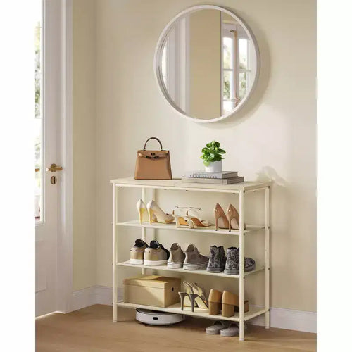 Shoe Rack, 4/5 Tier Shoe Storage Rack for 12-16 Pairs of Shoes, Shoe Organizer for Entryway