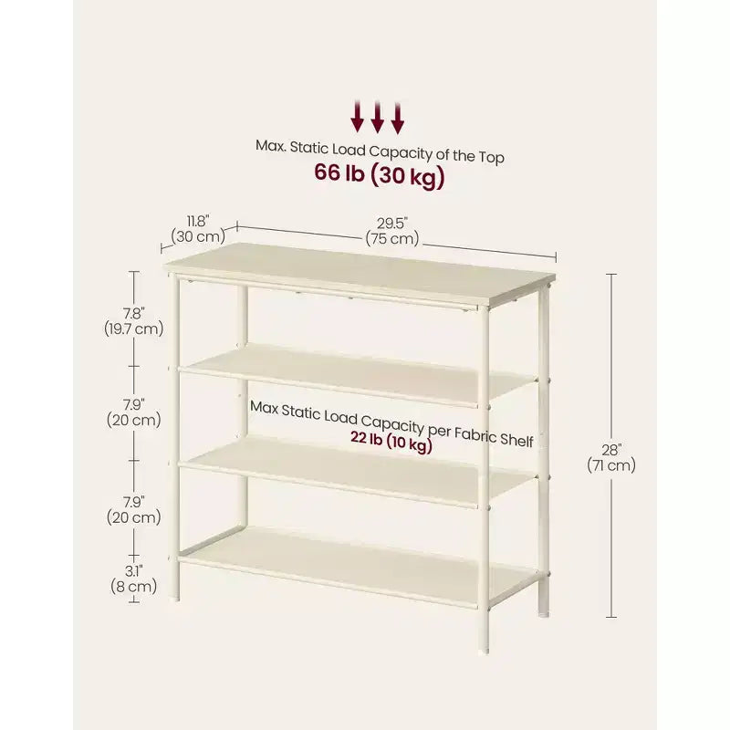 Scarpiera a 4/5 livelli per 12-16 paia, organizer per scarpe da ingresso