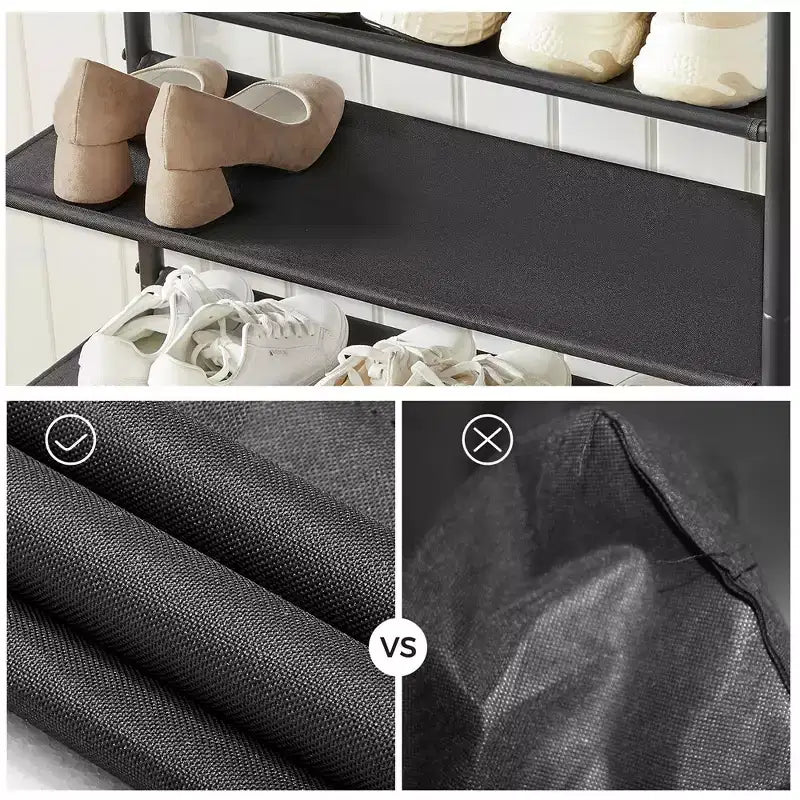 Scarpiera a 4/5 livelli per 12-16 paia, organizer per scarpe da ingresso