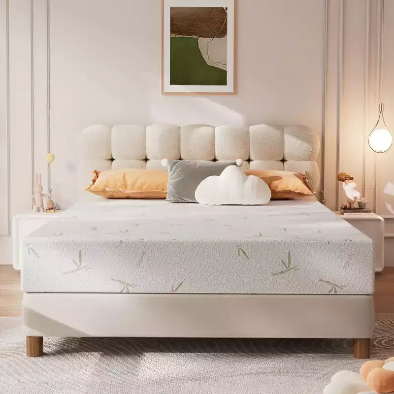 SUGIFT 8 Gel Memory Foam Mattress in a Box with Cooling Gel, Medium Firm Support and CertiPUR Certified