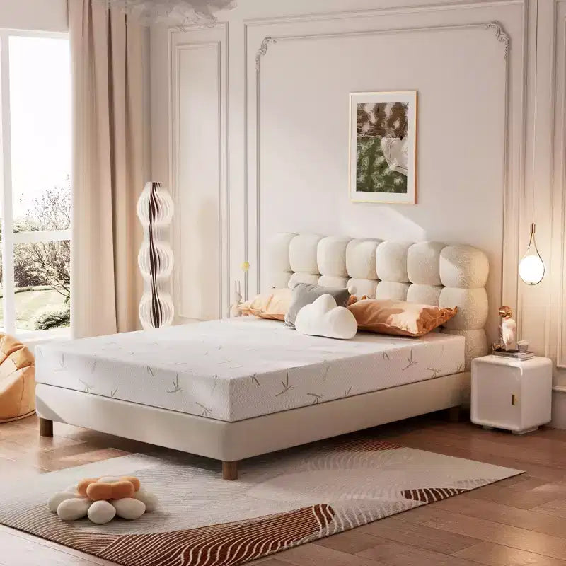 SUGIFT 8 Gel Memory Foam Mattress in a Box with Cooling Gel, Medium Firm Support and CertiPUR Certified