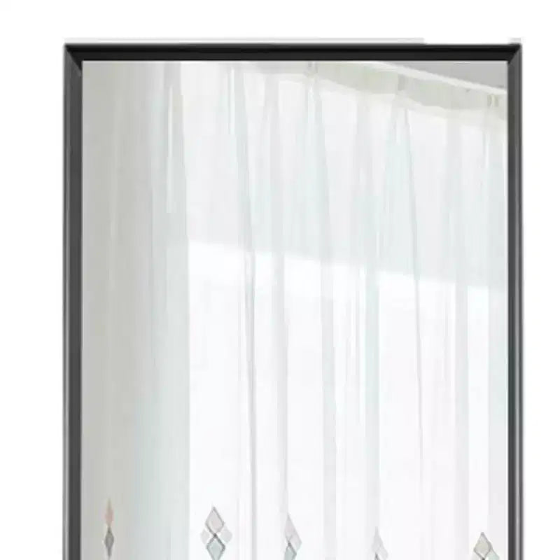 59 Black Metal Framed Freestanding Standing Mirror