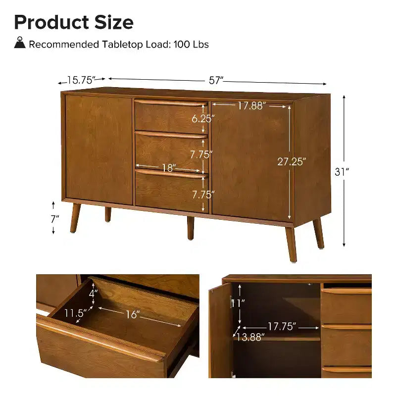 Jules 72 TV Stand for TVs up to 78|HULALA HOME-ACORN