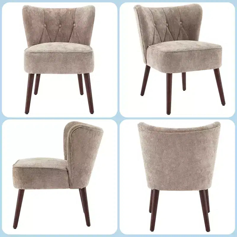 Accent Chair for Living Room, Wooden Fabric Living Room Chair, Side Chair,for Living Room, Bedroom, Reading room