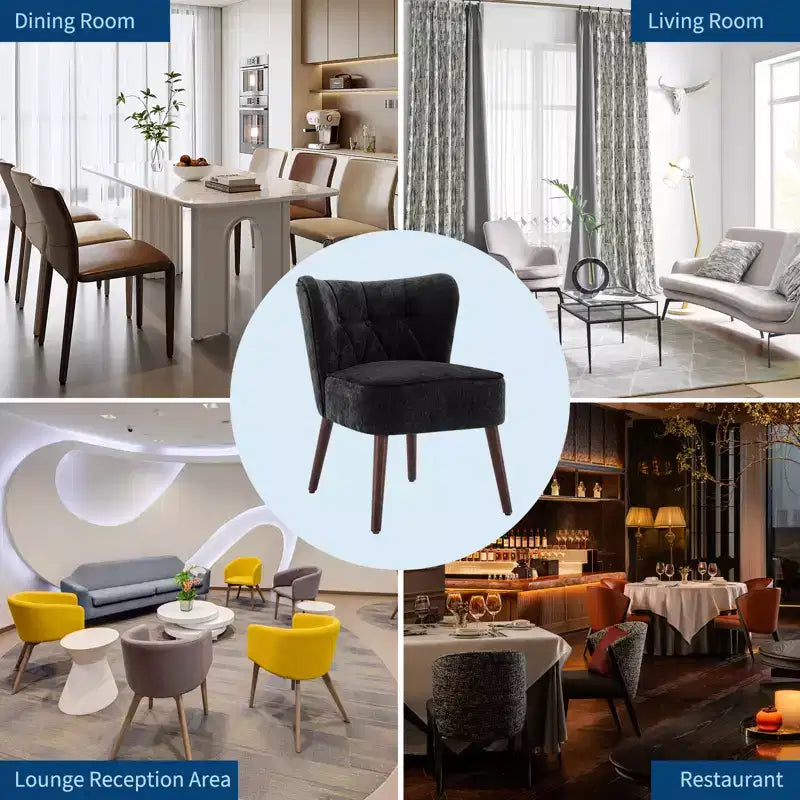 Accent Chair for Living Room, Wooden Fabric Living Room Chair, Side Chair,for Living Room, Bedroom, Reading room