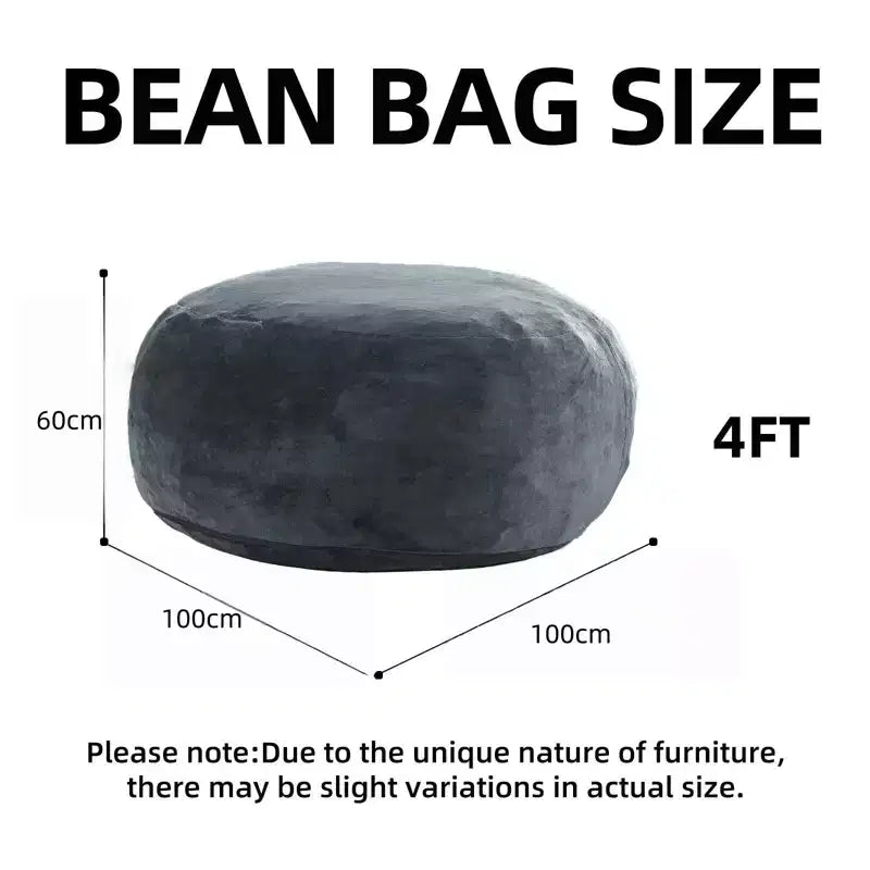 GDFStudio Felix Modern Flannelette Bean Bag Chair