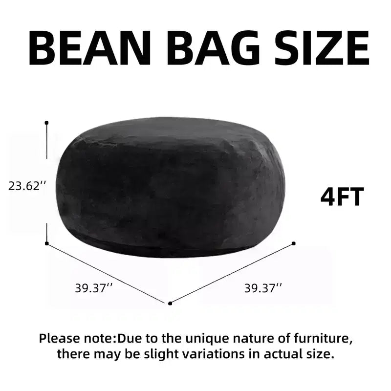 GDFStudio Felix Modern Flannelette Bean Bag Chair