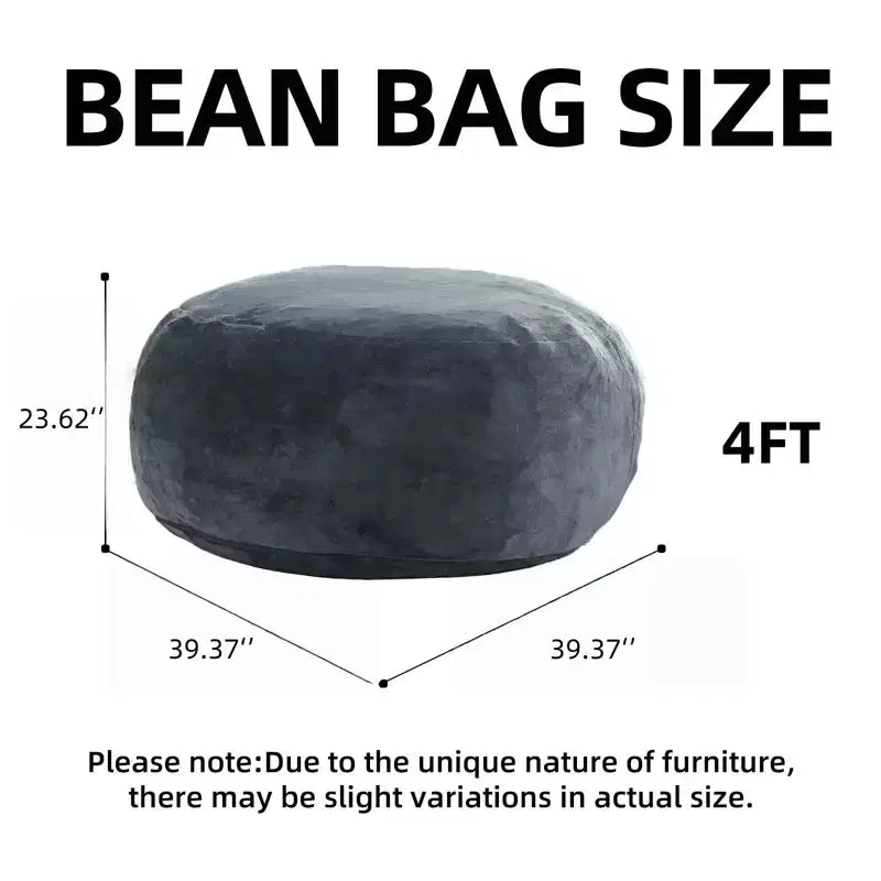 GDFStudio Felix Modern Flannelette Bean Bag Chair