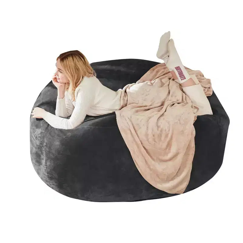 GDFStudio Felix Modern Flannelette Bean Bag Chair