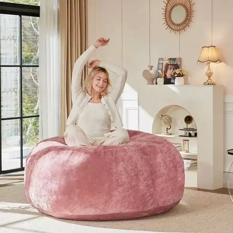 GDFStudio Felix Modern Flannelette Bean Bag Chair