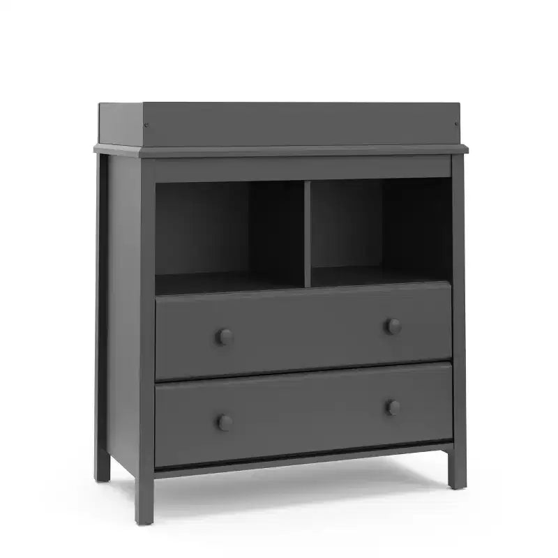 Storkcraft Alpine 2-Drawer Dresser with Changing Table Topper