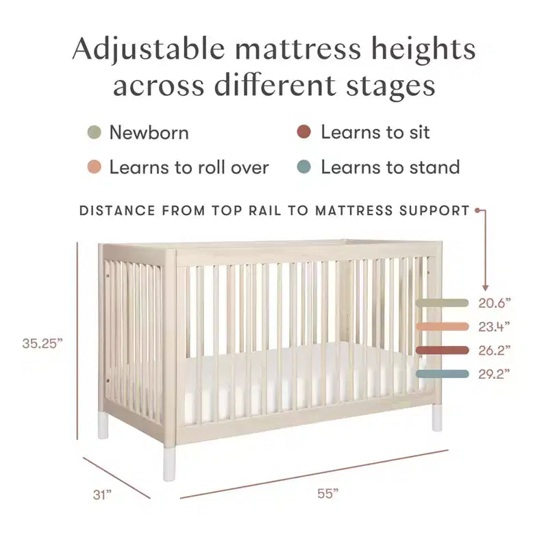 Babyletto Gelato 4-in-1 Convertible Crib with Toddler Bed Conversion Kit