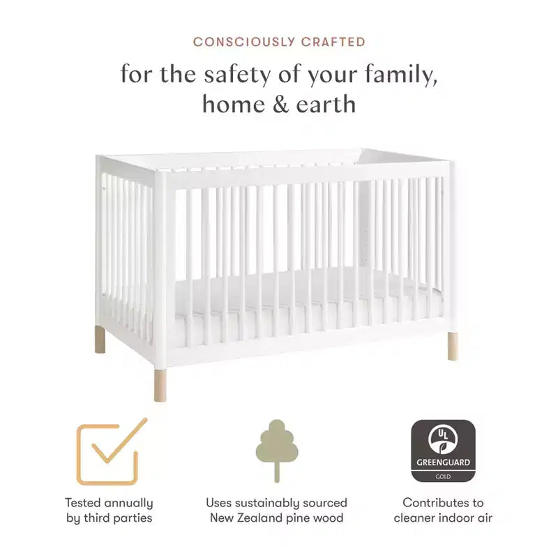 Babyletto Gelato 4-in-1 Convertible Crib with Toddler Bed Conversion Kit