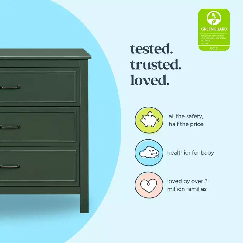 daVinci Charlie 3-Drawer Dresser