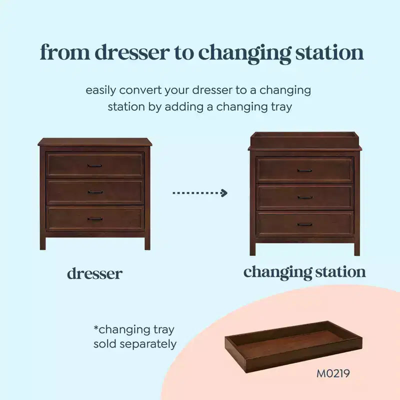 daVinci Charlie 3-Drawer Dresser